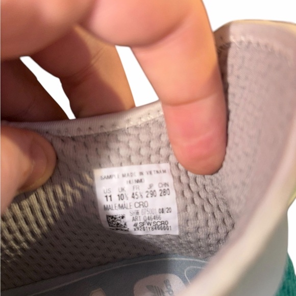 Adidas Pharrell human race NMD mens shoes size 11 NWT - Picture 5 of 5